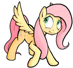 Size: 750x704 | Tagged: safe, artist:apony, derpibooru import, fluttershy, flockdraw, solo