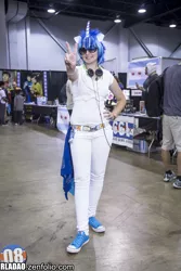 Size: 3170x4755 | Tagged: artist needed, chicago comicon, convention, cosplay, derpibooru import, headphones, human, irl, irl human, photo, safe, sunglasses, vinyl scratch, wizard world chicago