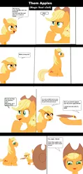 Size: 1024x2148 | Tagged: semi-grimdark, suggestive, artist:bumskuchen, derpibooru import, apple bloom, applejack, big macintosh, earth pony, pony, magic duel, big jackintosh, comic, implications, male, paint, paint on fur, stallion