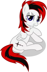 Size: 722x1106 | Tagged: safe, artist:halcoon-145, derpibooru import, oc, oc:blaze cross, unofficial characters only, pegasus, pony, bedroom eyes, solo