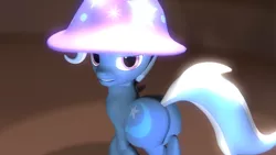 Size: 1366x768 | Tagged: suggestive, artist:sinkingstone, derpibooru import, trixie, pony, unicorn, 3d, bottom, female, gmod, mare, plot, solo, solo female, the great and powerful ass