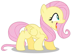 Size: 7927x6000 | Tagged: absurd resolution, artist:masem, castle mane-ia, derpibooru import, face, faic, fluttershy, happy, open mouth, profile, safe, simple background, smiling, solo, transparent background, vector