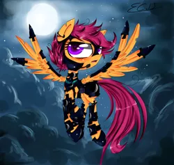 Size: 5096x4822 | Tagged: absurd resolution, armor, artist:scootaloocuteness, scootaloo, semi-grimdark, solo