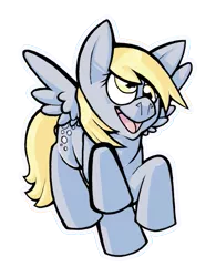 Size: 545x700 | Tagged: safe, artist:grindzone, derpibooru import, derpy hooves, pegasus, pony, female, mare, solo