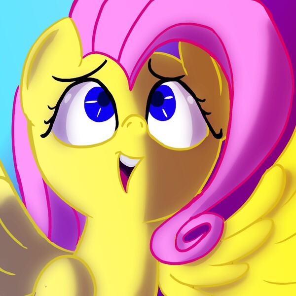 Size: 1000x1000 | Tagged: artist:january3rd, derpibooru import, fluttershy, safe, solo