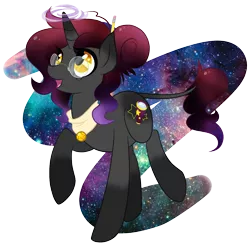 Size: 1300x1280 | Tagged: safe, artist:chibi--shiro, derpibooru import, oc, unofficial characters only, pony, unicorn, female, glasses, mare, nebula star, pencil, solo