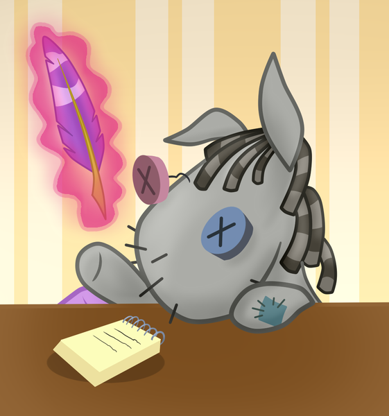 Size: 1045x1117 | Tagged: safe, artist:wolframclaws, derpibooru import, smarty pants, twilight sparkle, magic, quill, writing