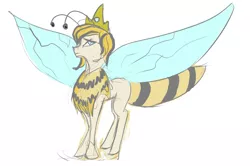 Size: 1362x907 | Tagged: artist:jazzteeth, bee, bee pony, derpibooru import, oc, original species, safe, solo, unofficial characters only
