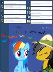 Size: 1280x1748 | Tagged: artist:drumblastingquilava, ask, askdashanddo, daring do, derpibooru import, rainbow dash, safe, tumblr