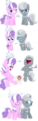 Size: 1612x5172 | Tagged: safe, artist:pupster0071, derpibooru import, diamond tiara, scootaloo, silver spoon, alicorn, earth pony, pegasus, pony, unicorn, alicornified, all pony races, comic, female, filly, glasses, laughing, race swap, sad, scootaloo can't fly, silvercorn, simple background, tiaracorn, white background