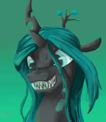 Size: 833x959 | Tagged: dead source, safe, artist:andersbaker, derpibooru import, queen chrysalis, solo