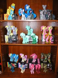 Size: 450x600 | Tagged: safe, derpibooru import, bon bon, derpy hooves, doctor whooves, fluttershy, lyra heartstrings, octavia melody, pinkie pie, rainbow dash, spitfire, sweetie drops, time turner, vinyl scratch, pegasus, pony, collection, female, funko, mare, prototype, toy