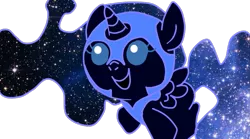 Size: 765x425 | Tagged: safe, artist:pegasistersmile, derpibooru import, nightmare moon, pony, baby, baby pony, cute, filly, foal, nightmare woon, simple background, solo, stars, transparent background, vector