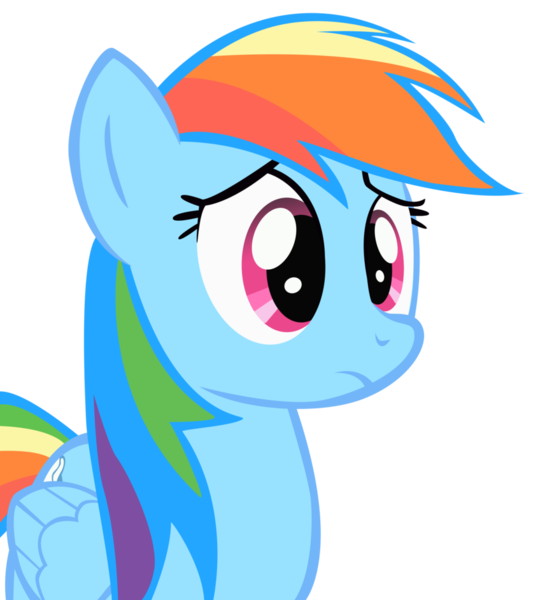 Size: 848x943 | Tagged: safe, artist:thelawn, derpibooru import, rainbow dash, frown, simple background, solo, transparent background, vector