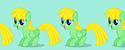 Size: 444x180 | Tagged: safe, artist:viva reverie, derpibooru import, oc, oc:viva reverie, unofficial characters only, pegasus, pony, albuquerque, animated, dancing, immatoonlink, loop, solo