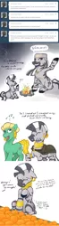 Size: 644x2458 | Tagged: artist:hobbes-maxwell, ask, ask zecora, bard, oc, orange, safe, tumblr, zebra, zecora