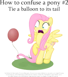 Size: 2799x3179 | Tagged: safe, artist:jittery-the-dragon, derpibooru import, fluttershy, pegasus, pony, balloon, behaving like a cat, female, frown, how to confuse a pony, mare, open mouth, pointless pony tips, raised hoof, raised leg, scared, screaming, simple background, solo, spread wings, transparent background, wide eyes