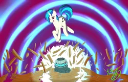 Size: 3750x2400 | Tagged: artist:mythicaljazz, derpibooru import, safe, solo, subwoofer, vinyl scratch