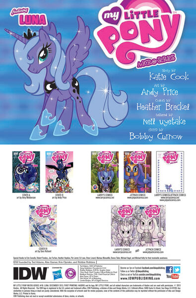 Size: 900x1366 | Tagged: safe, derpibooru import, idw, princess luna, comic, idw advertisement, preview, s1 luna