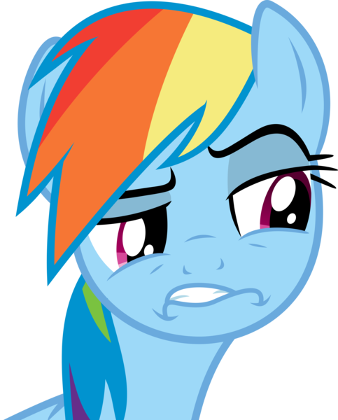 Size: 4024x5000 | Tagged: absurd resolution, derpibooru import, inverted mouth, rainbow dash, safe, simple background, smirk, smugdash, solo, transparent background, vector