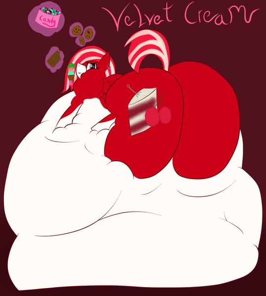 Size: 2000x2222 | Tagged: questionable, derpibooru import, oc, oc:velvet cream, unofficial characters only, pegasus, pony, fat, female, immobile, morbidly obese, obese, solo, solo female