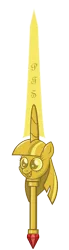 Size: 488x1766 | Tagged: safe, artist:atanarix, derpibooru import, twilight sparkle, twilight sparkle (alicorn), alicorn, pony, female, mare, scepter, simple background, solo, sword, transparent background, twilight scepter, vector, weapon