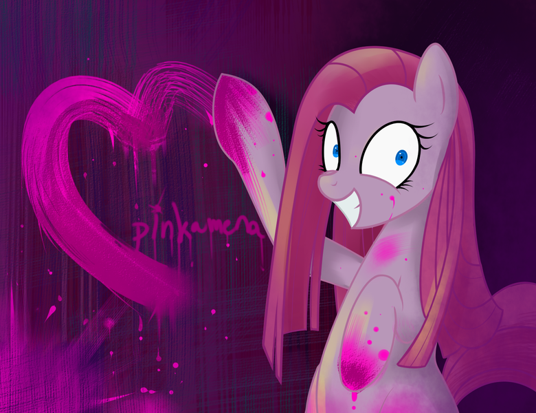 Size: 1300x1000 | Tagged: artist:renokim, derpibooru import, pinkamena diane pie, pinkie pie, safe, solo