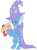 Size: 1859x2537 | Tagged: safe, artist:alkippe-mlp, derpibooru import, trixie, pony, boast busters, bipedal, cape, clothes, flower, hat, simple background, solo, transparent background, trixie's cape, trixie's hat, vector