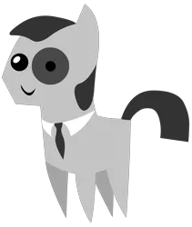 Size: 1600x1900 | Tagged: arpaden, artist:homfrog, derpibooru import, monocle, necktie, oc, pointy ponies, ponified, safe, solo, unofficial characters only