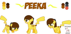 Size: 2429x1176 | Tagged: artist:batmanbrony, derpibooru import, filly, oc, pikachu, ponified, safe, solo, unofficial characters only
