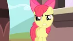 Size: 1280x720 | Tagged: safe, derpibooru import, screencap, apple bloom, pony, flight to the finish, angry, earth opony, faic, female, filly, image, png, solo