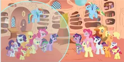 Size: 1920x961 | Tagged: apple bloom, applebuck, applejack, applejack (male), artist:mythogamer, barb, bubble berry, butterscotch, cutie mark crusaders, derpibooru import, dusk shine, elusive, fanfic, fanfic:on a cross and arrow, fluttershy, male six, mane seven, mane six, pinkie pie, rainbow blitz, rainbow dash, rarity, rule 63, safe, scootaloo, scooteroll, self ponidox, silver bell, spike, sweetie belle, twilight sparkle