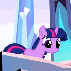 Size: 500x500 | Tagged: safe, artist:dtkraus, derpibooru import, edit, edited screencap, screencap, twilight sparkle, pony, unicorn, the crystal empire, animated, bipedal, clapping, creepy, cropped, evil, evil grin, evil wanker, eyes closed, female, floppy ears, gendo pose, glare, grin, hooves together, just as planned, mare, pure unfiltered evil, rapeface, scheming, shrunken pupils, slasher smile, smiling, smirk, solo, unicorn twilight