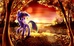 Size: 4000x2500 | Tagged: safe, artist:aquagalaxy, derpibooru import, twilight sparkle, scenery, solo