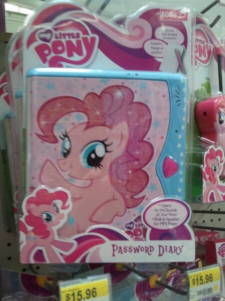 Size: 480x640 | Tagged: safe, derpibooru import, pinkie pie, diary, merchandise