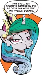 Size: 316x524 | Tagged: artist:andypriceart, cheek puffing, derpibooru import, edit, female, idw, implied blowjob, implied oral, implied sex, princess celestia, solo, solo female, suggestive