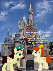 Size: 768x1040 | Tagged: anastasia, anastasia tremaine, artist:hay123lin, artist:selenaede, artist:wdwparksgal-stock, cinderella, derpibooru import, disney, drizella, drizella tremaine, irl, photo, ponies in real life, ponified, safe, walt disney world