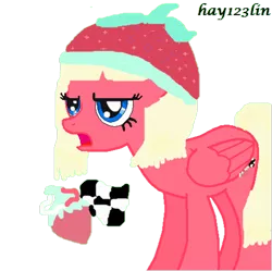 Size: 482x480 | Tagged: artist:hay123lin, artist:ms-paint-base, derpibooru import, ponified, safe, solo, sugar rush, taffyta muttonfudge, wreck-it ralph