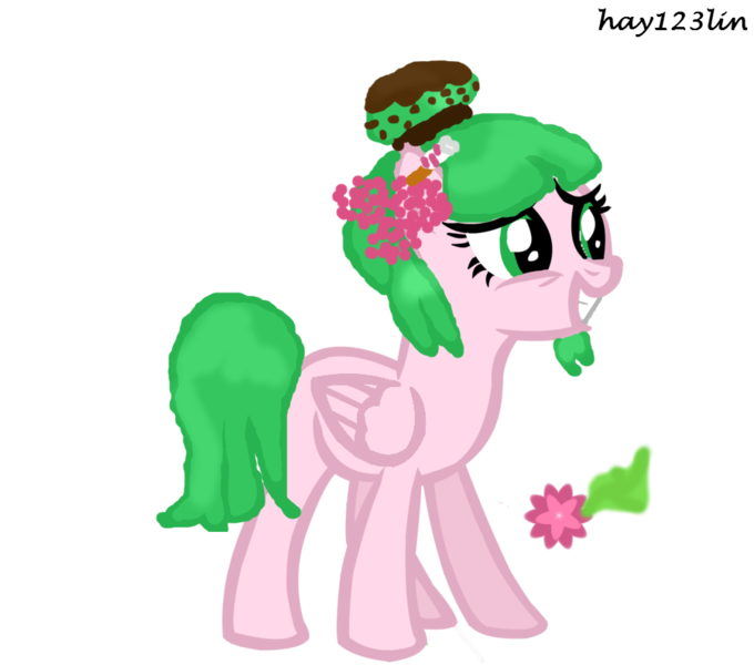 Size: 900x794 | Tagged: artist:bunnybunny-pony, artist:hay123lin, derpibooru import, minty sakura, ponified, safe, solo, sugar rush, wreck-it ralph