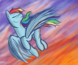 Size: 1296x1080 | Tagged: safe, artist:face-of-moe, derpibooru import, rainbow dash, flying, solo