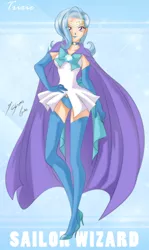 Size: 1693x2850 | Tagged: artist:shinta-girl, crossover, derpibooru import, human, humanized, light skin, safe, sailor moon, sailor scout, sailor wizard, solo, trixie