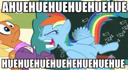 Size: 960x531 | Tagged: caption, derpibooru import, eyes closed, faic, flapping, flight to the finish, frown, hue, huehuehue, image macro, ms. harshwhinny, open mouth, rainbow dash, safe, screencap, smiling, wat, wide eyes