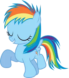 Size: 5000x5690 | Tagged: absurd resolution, artist:uxyd, cute, derpibooru import, filly, filly rainbow dash, march, marching, rainbow dash, safe, simple background, solo, transparent background, vector