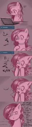 Size: 1000x4000 | Tagged: artist:xarakayx, ask flutterstalker, comic, computer, derpibooru import, fluttershy, flutterstalker, safe, solo, tumblr