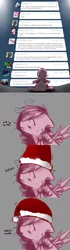 Size: 800x2858 | Tagged: artist:xarakayx, ask flutterstalker, comic, derpibooru import, fluttershy, flutterstalker, hat, safe, solo, tumblr