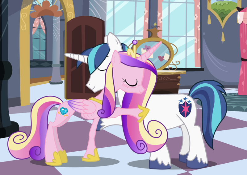 Size: 1134x806 | Tagged: anorexic, artist:steampoweredstallion, derpibooru import, exhausted, female, male, princess cadance, semi-grimdark, shining armor, shiningcadance, shipping, straight