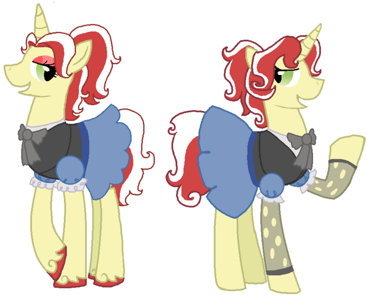 Size: 884x722 | Tagged: safe, artist:starryoak, derpibooru import, flam, flim, pony, unicorn, bow, clothes, dress, flim flam brothers, leggings, ponytail, rule 63, sham, shim, shim sham sisters, simple background, transparent background, unshorn fetlocks