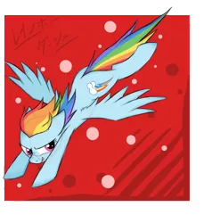 Size: 1100x1200 | Tagged: artist:natsu714, derpibooru import, japanese, rainbow dash, safe, sketchy, solo