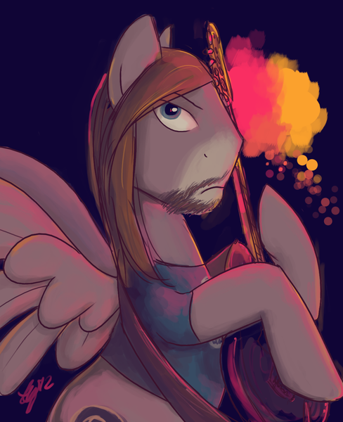 Size: 1048x1288 | Tagged: source needed, safe, artist:fartha, derpibooru import, ponified, pegasus, pony, beard, classic rock ponies, david gilmour, guitar, musical instrument, pink floyd, progressive rock, rock, solo