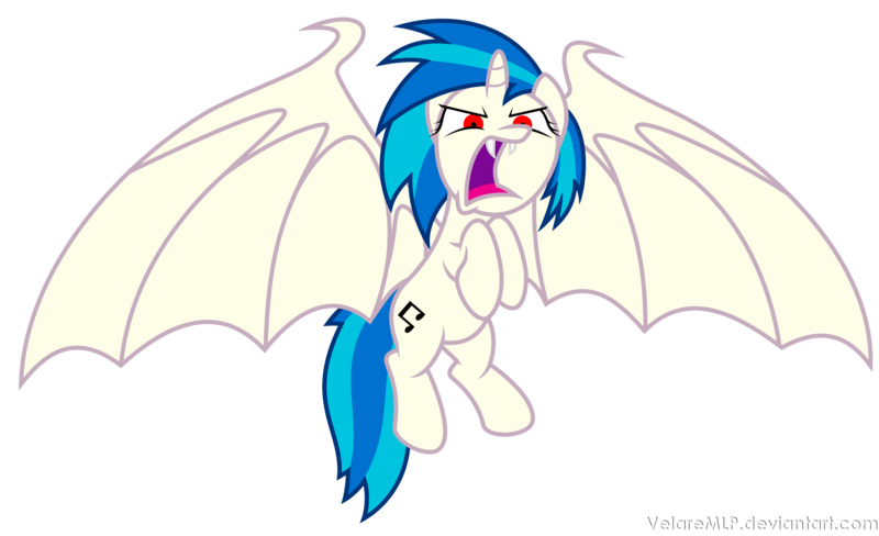 Size: 4652x2837 | Tagged: safe, artist:velaremlp, derpibooru import, vinyl scratch, alicorn, bat pony, bat pony alicorn, pony, unicorn, bat ponified, bat wings, cutie mark, fangs, female, hooves, horn, large wings, mare, open mouth, race swap, simple background, solo, spread wings, teeth, transparent background, vector, vinylbat, vinylcorn, wings